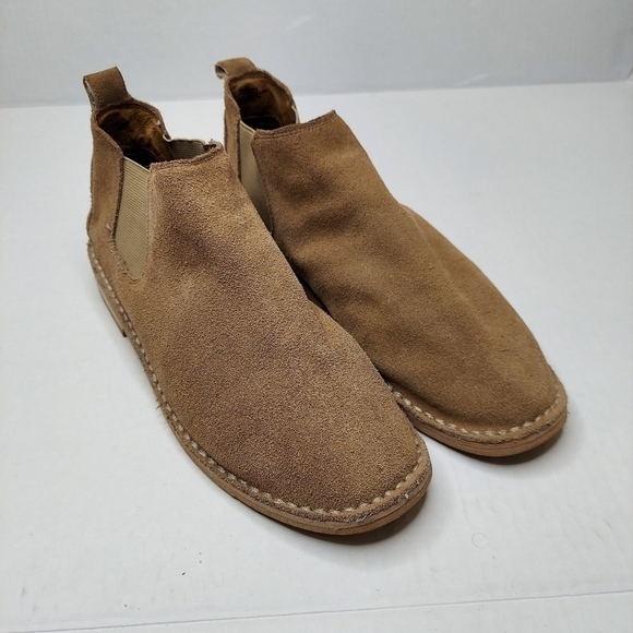 Steve Madden Sz 8 Dylan Tan Suede Ankle Boot EUC - Picture 15 of 15